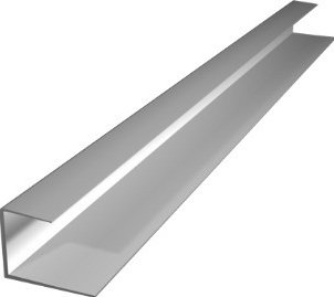 PVC J profilis (2.5 m)